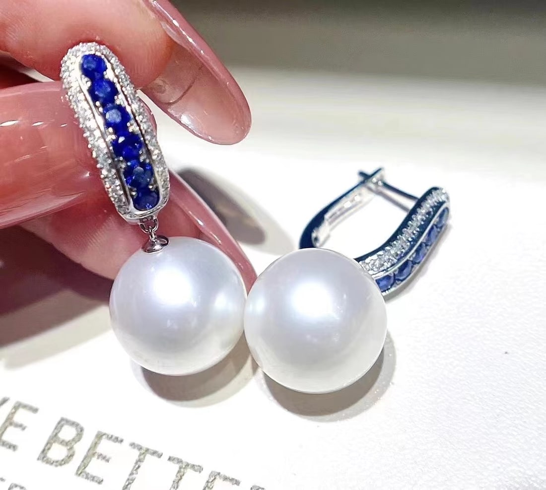 S925 Silver Natural Pearl Earrings - 3