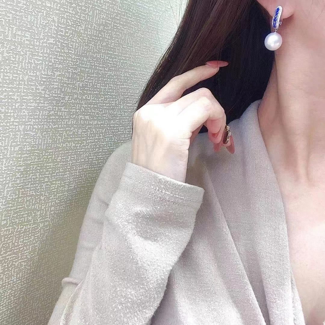 S925 Silver Natural Pearl Earrings - 5