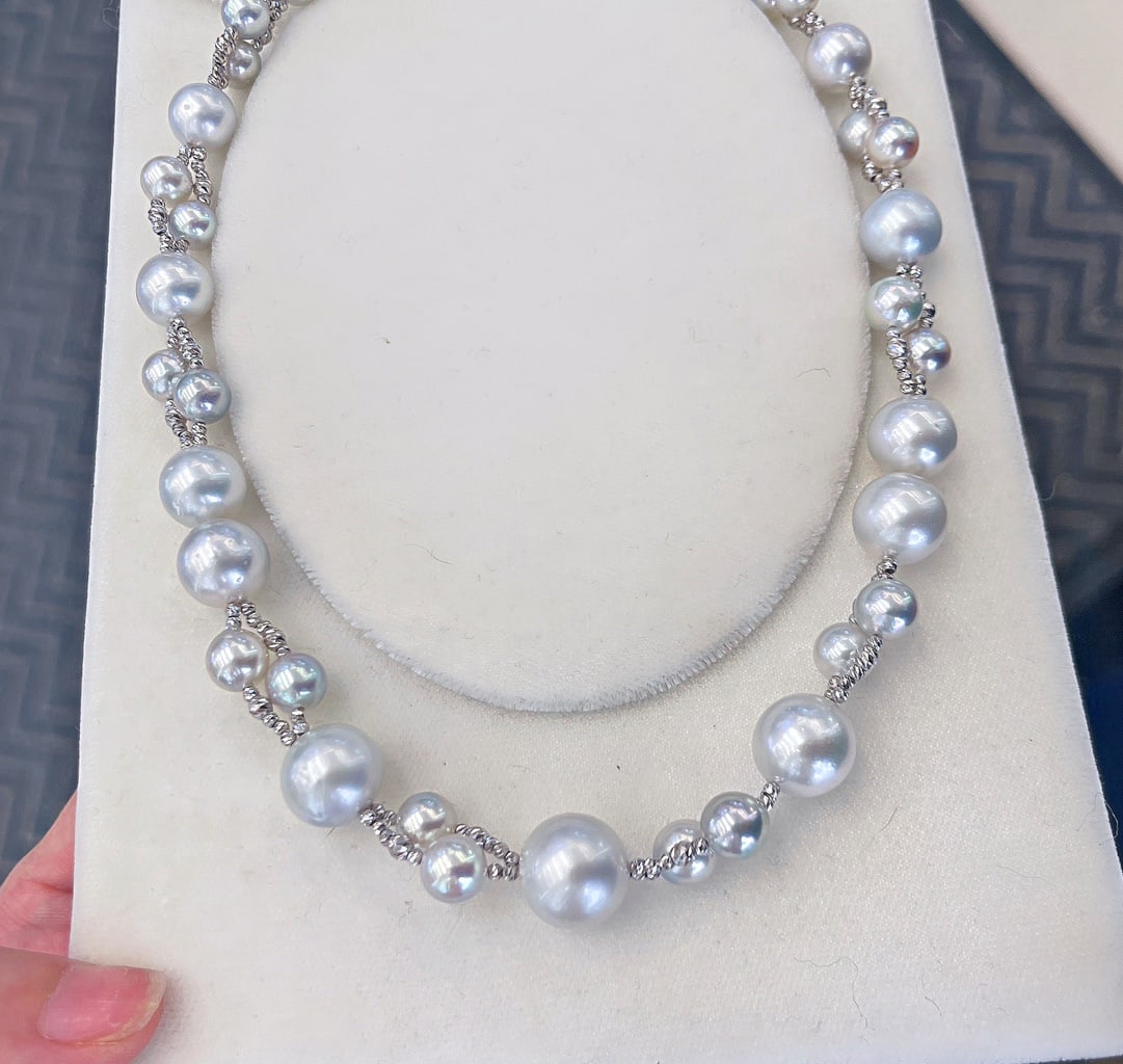 18K Gold-Plated Natural Freshwater Pearl Necklace - 2