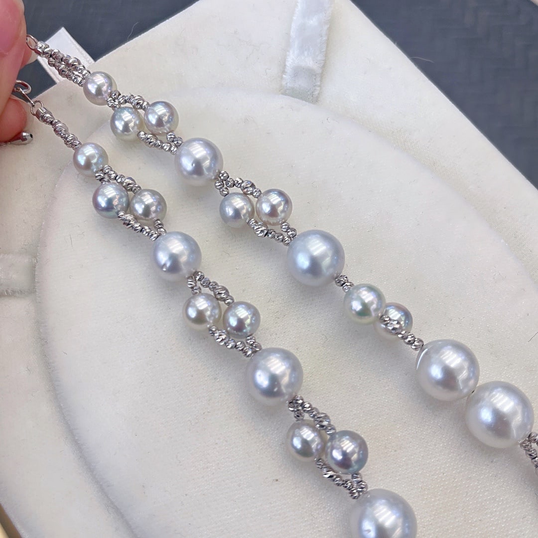 18K Gold-Plated Natural Freshwater Pearl Necklace - 4