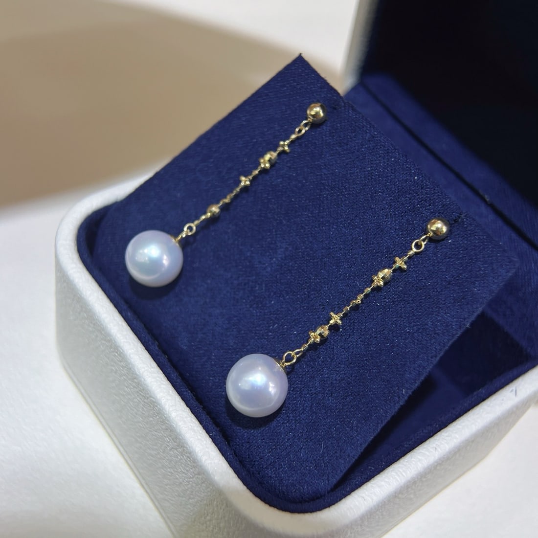 Natural Freshwater Pearl Earrings - 8
