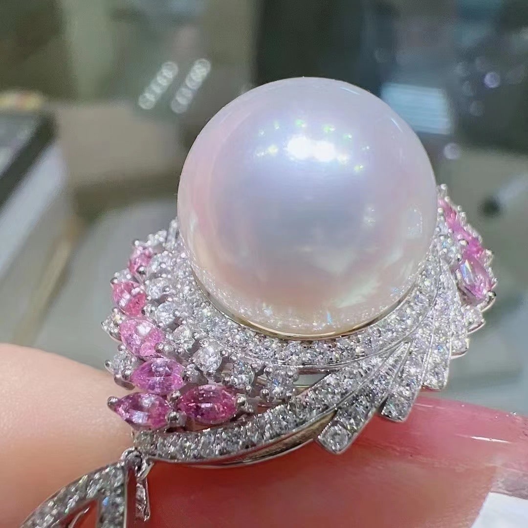 S925 Silver Natural Pearl Pendant - 4