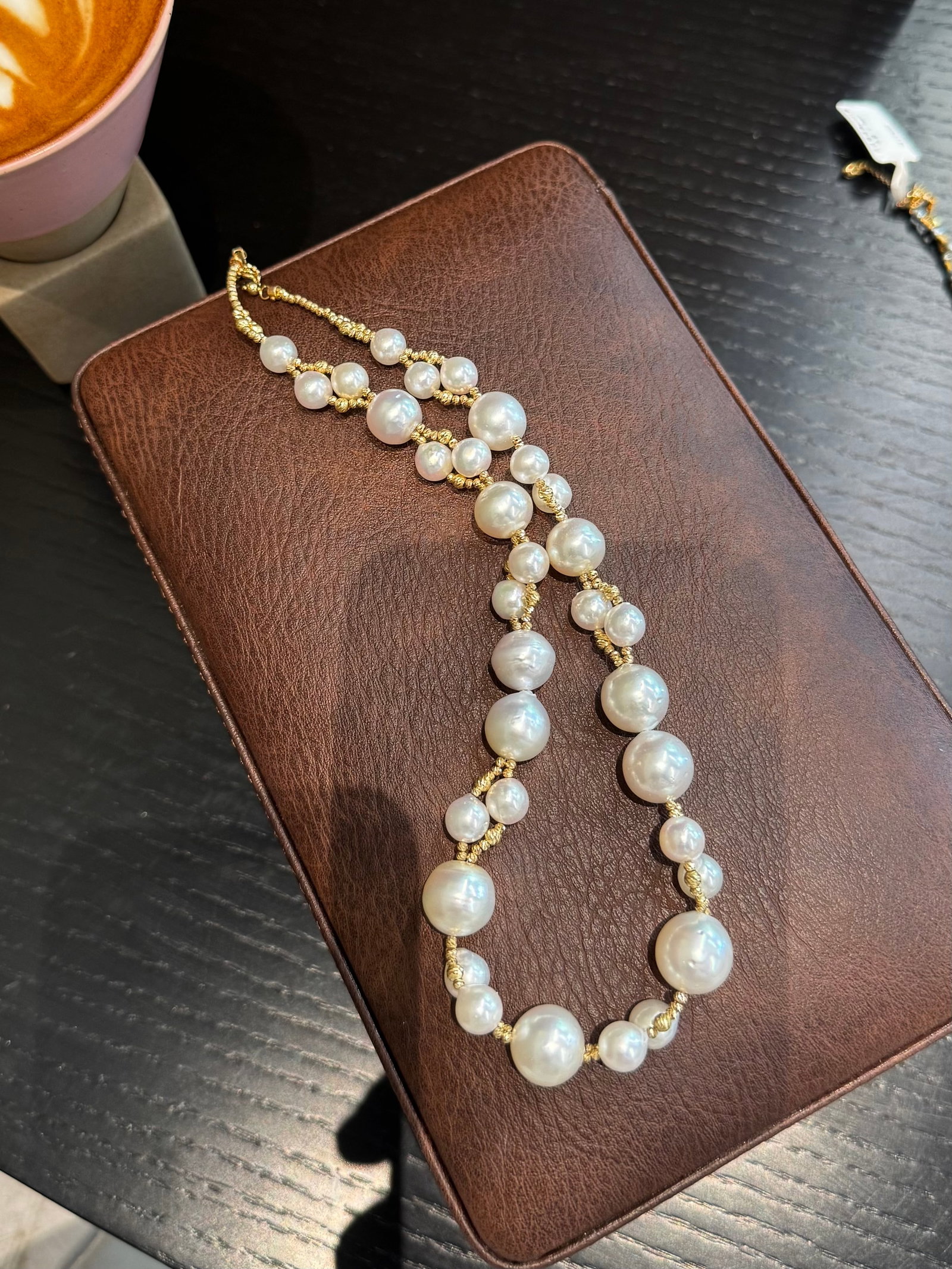 18K Gold-Plated Freshwater Akoya Necklace - 2