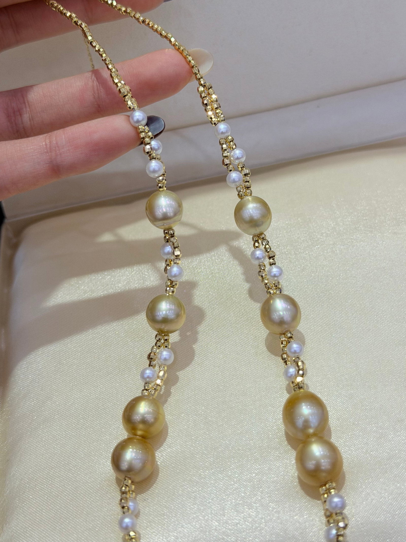S925 Silver Natural Edison Pearl Necklace - 2