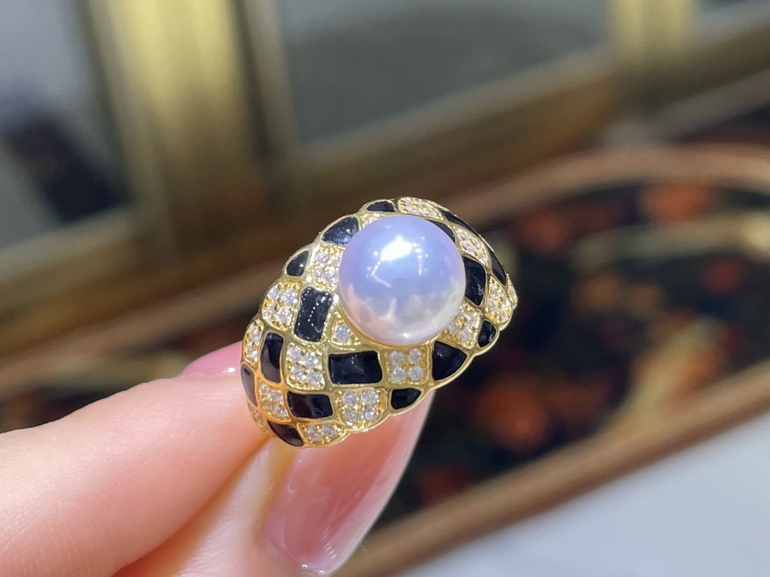 Silver Natural Freshwater Pearl Ring - 2