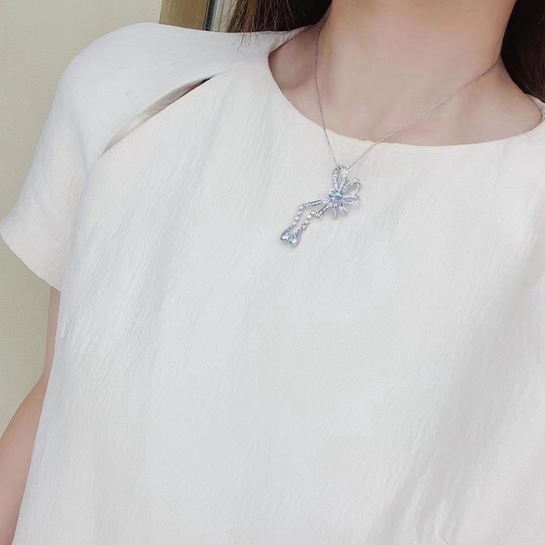 S925 Silver Natural White Pearl Necklace - 3