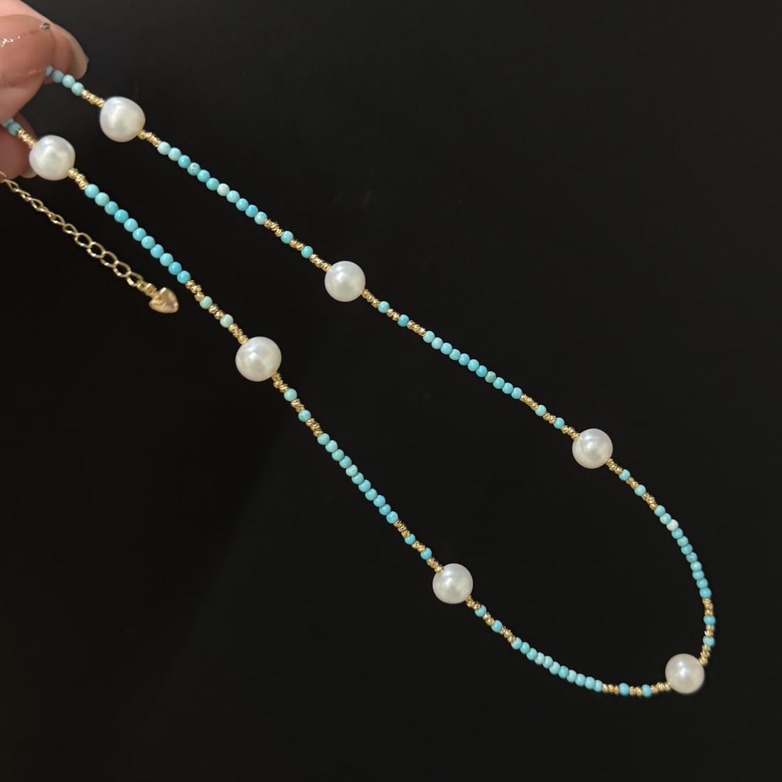 Natural Freshwater Pearl Necklace - 5