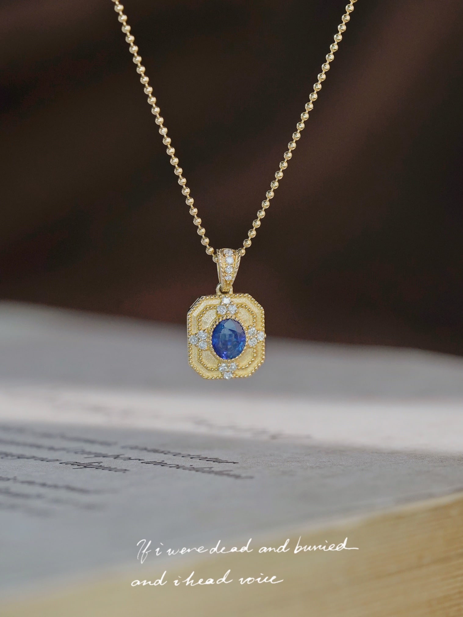 18K Gold Natural Sapphire Set - 4