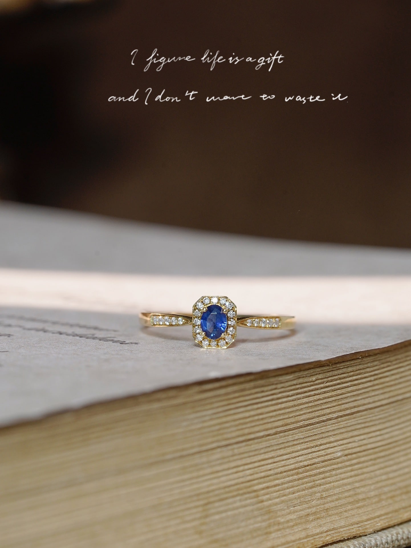 18K Gold Natural Sapphire Set - 5