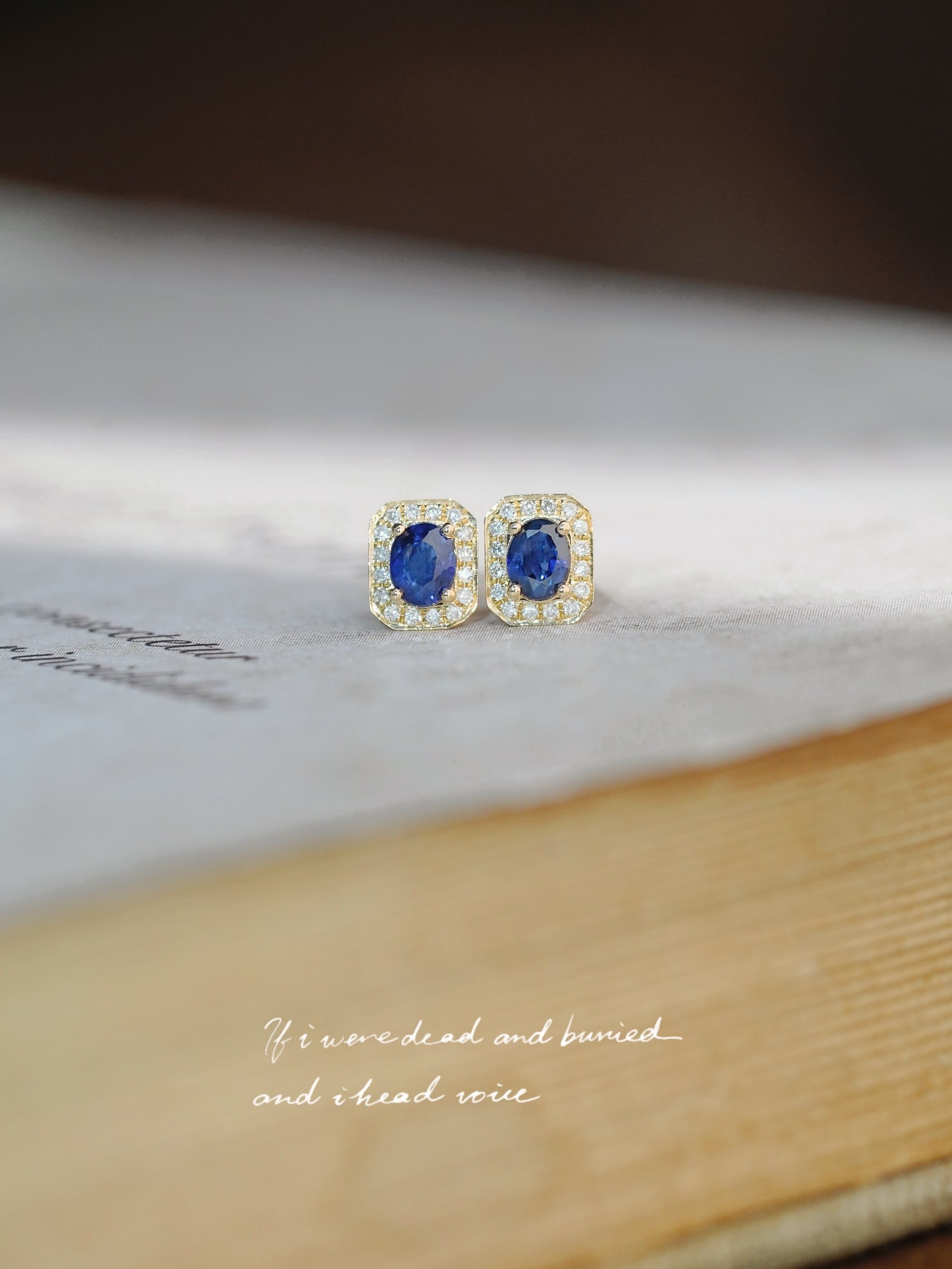18K Gold Natural Sapphire Set - 6