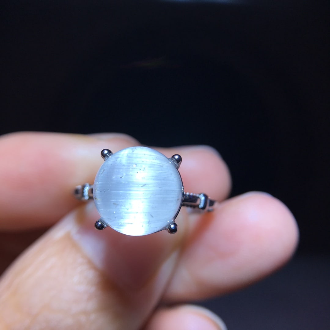 925 Silver Natural Topaz Ring - 5