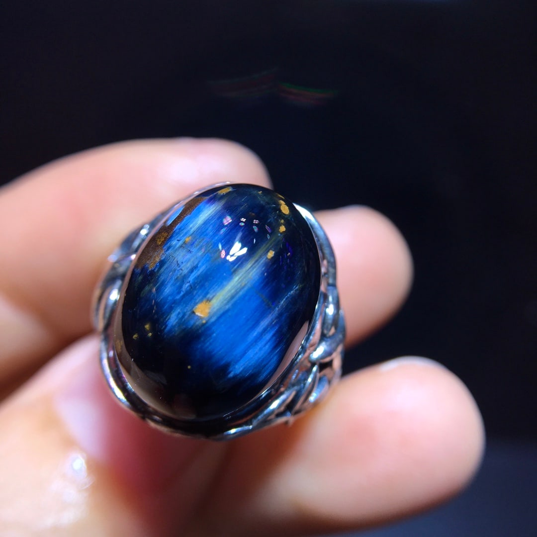 925 Silver Natural Pietersite Ring - 3
