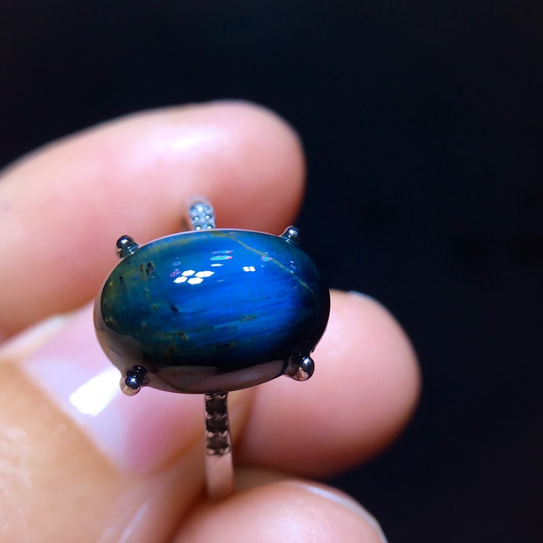 925 Silver Natural Pietersite Ring - 2