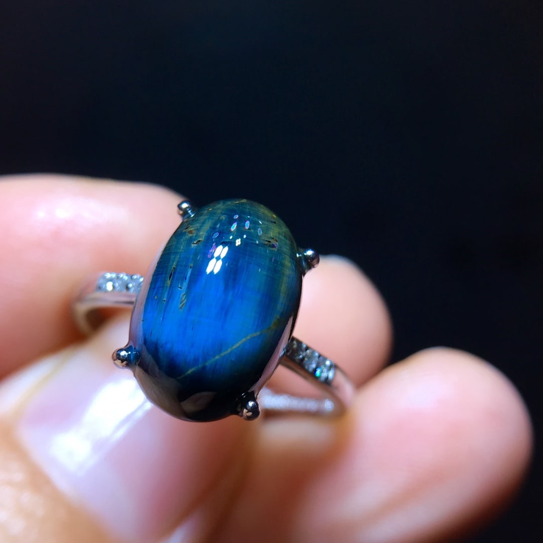925 Silver Natural Pietersite Ring - 4