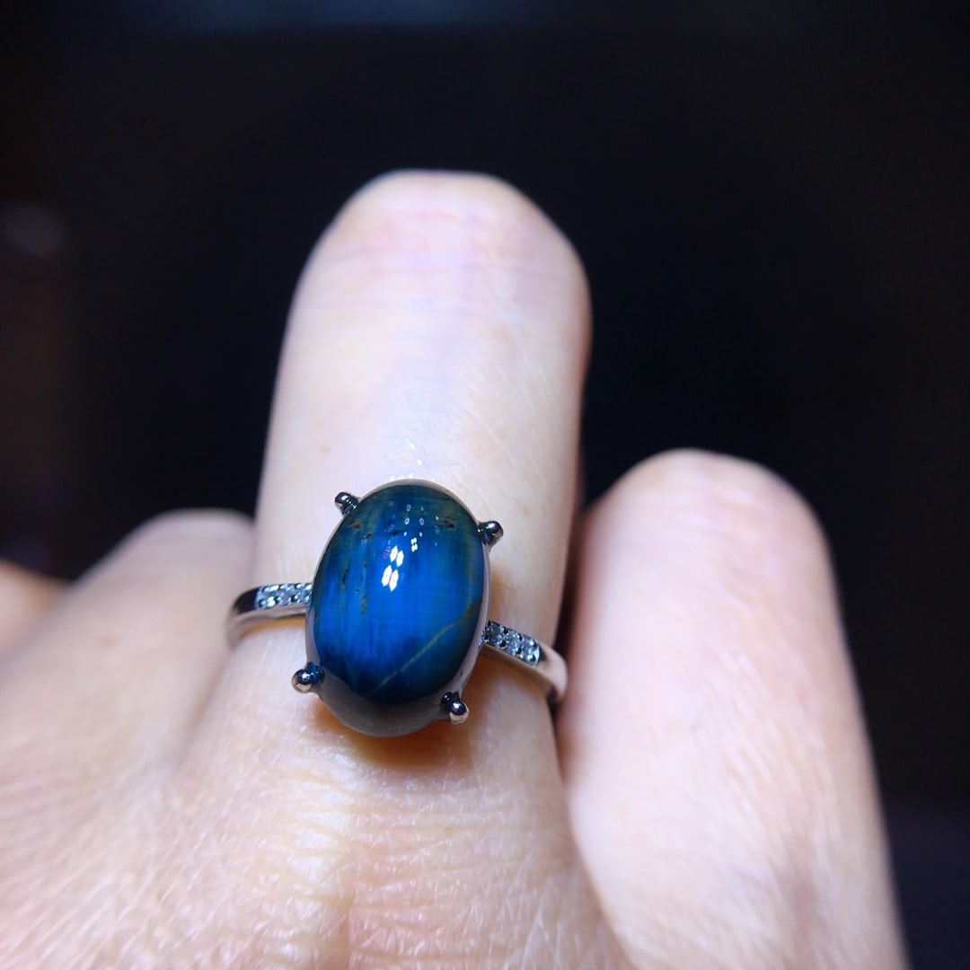 925 Silver Natural Pietersite Ring - 5