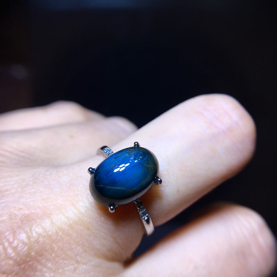 925 Silver Natural Pietersite Ring - 6