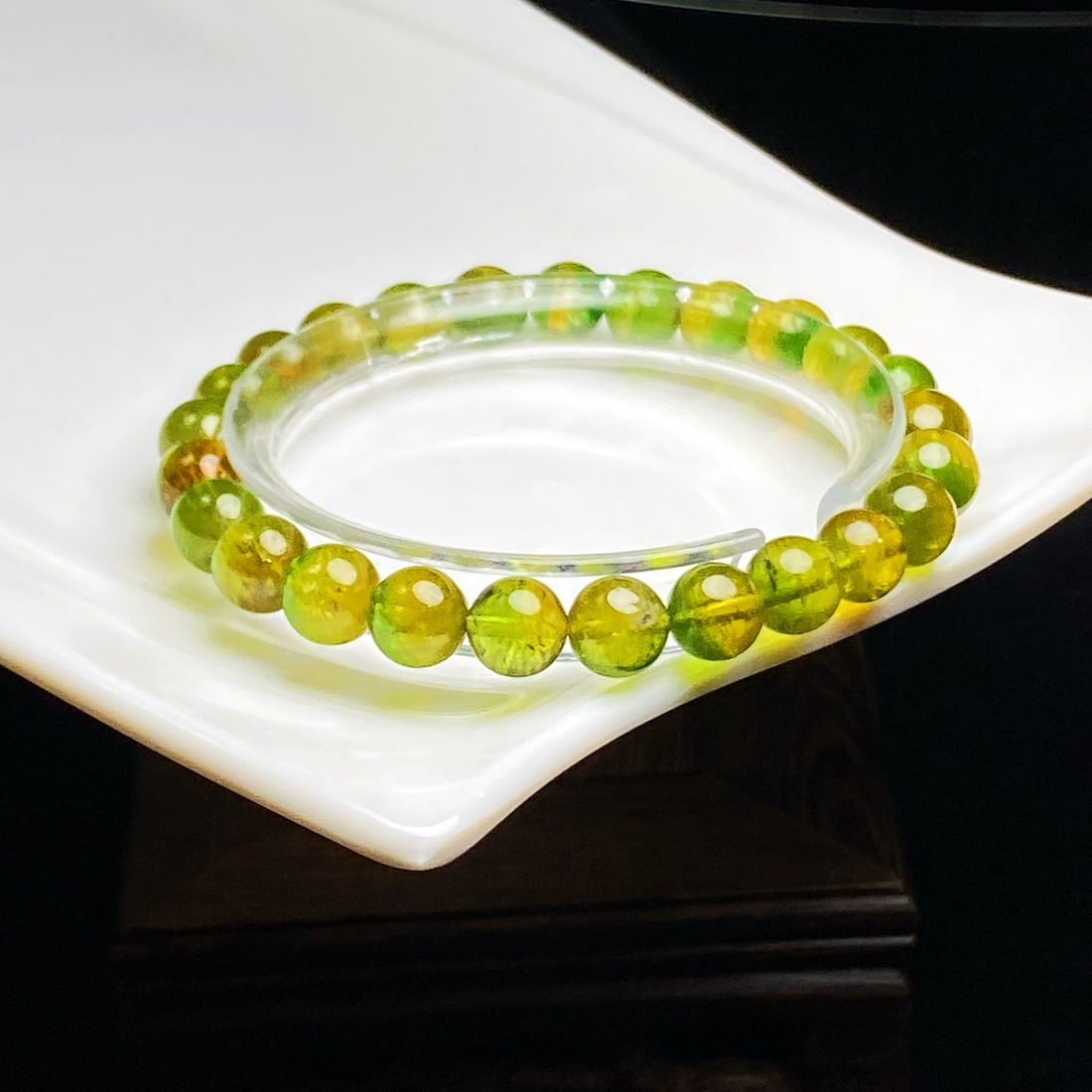 Natural Watermelon Tourmaline Bracelet - 2
