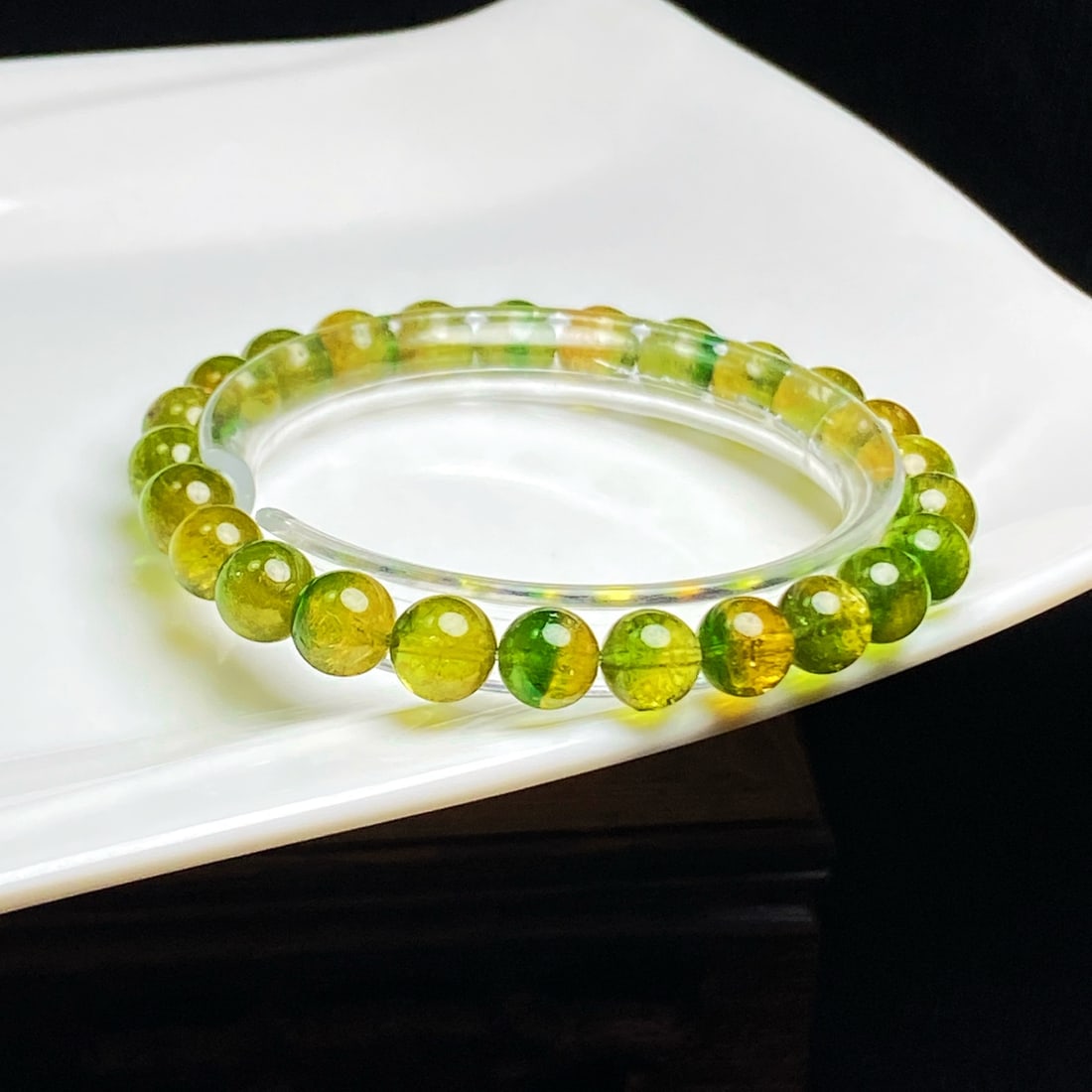 Natural Watermelon Tourmaline Bracelet - 4