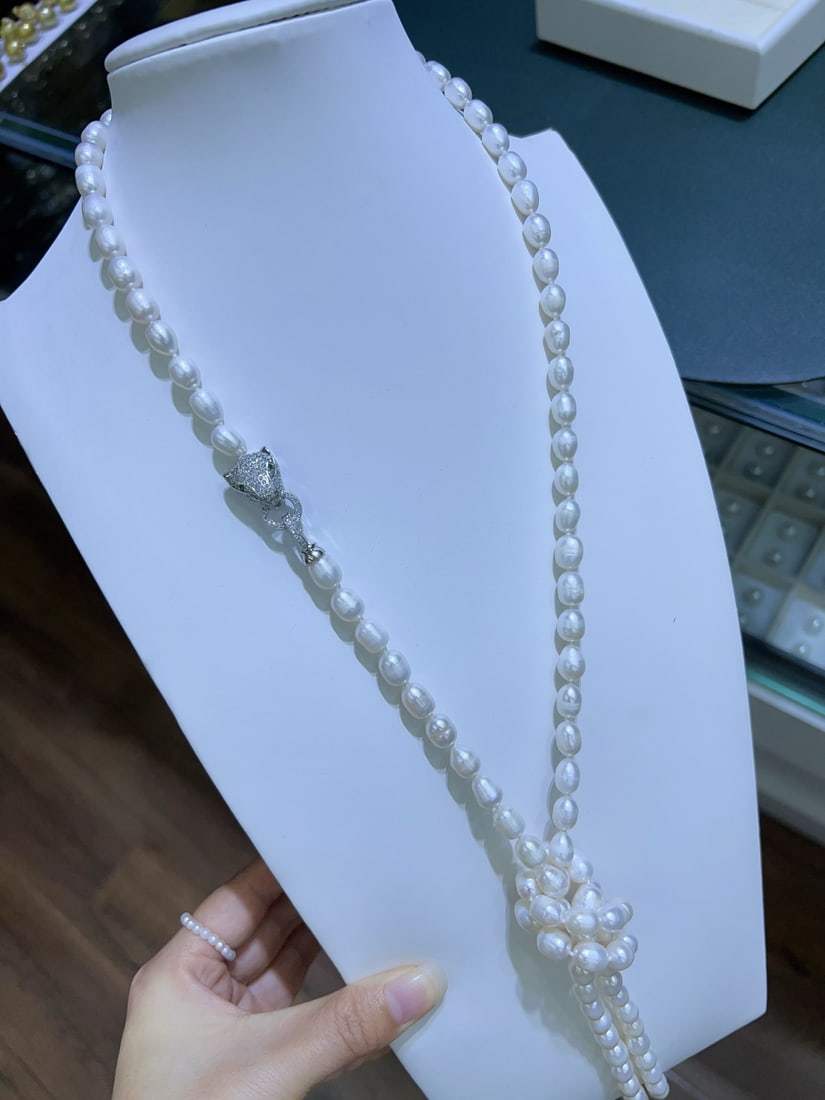 Natural Freshwater Pearl Necklace - 3