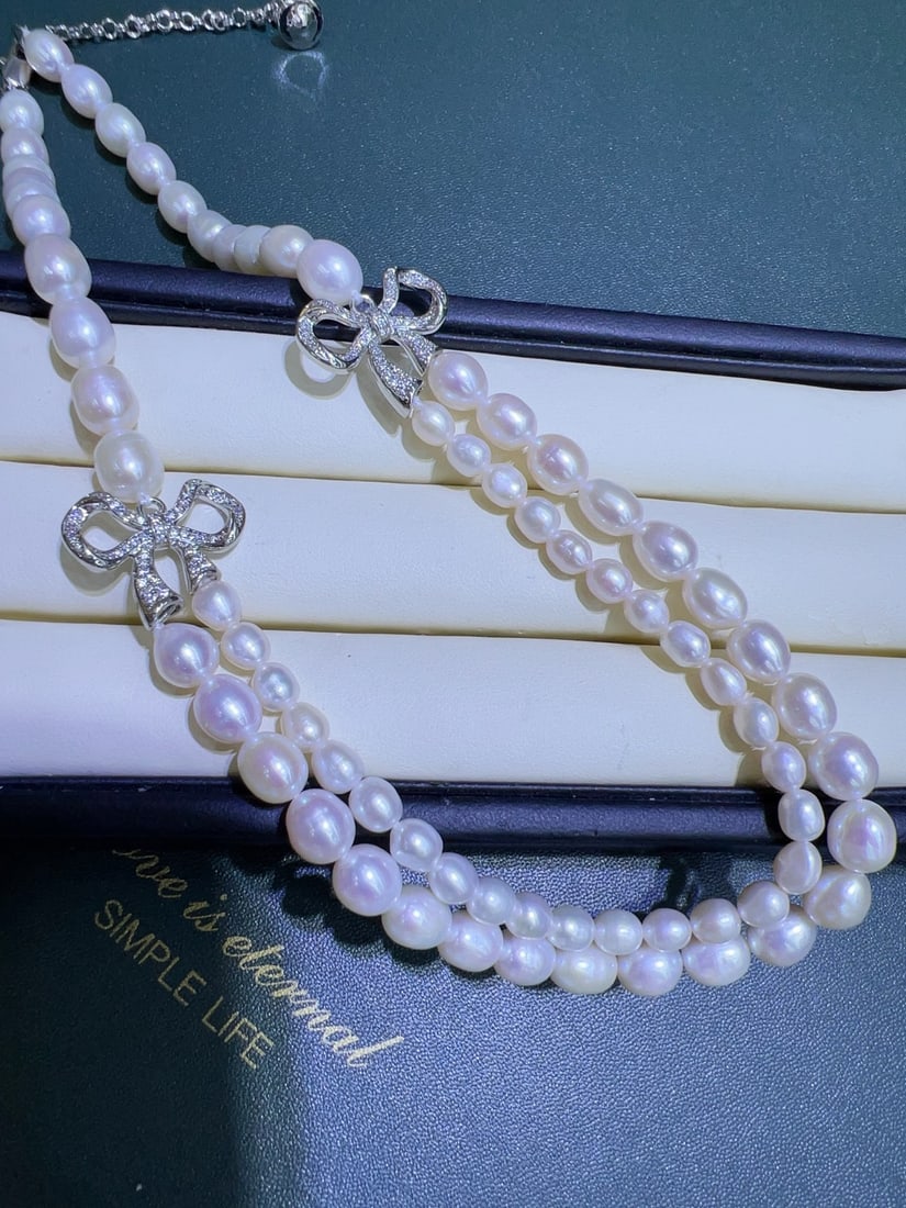 Natural Freshwater Pearl Necklace - 3
