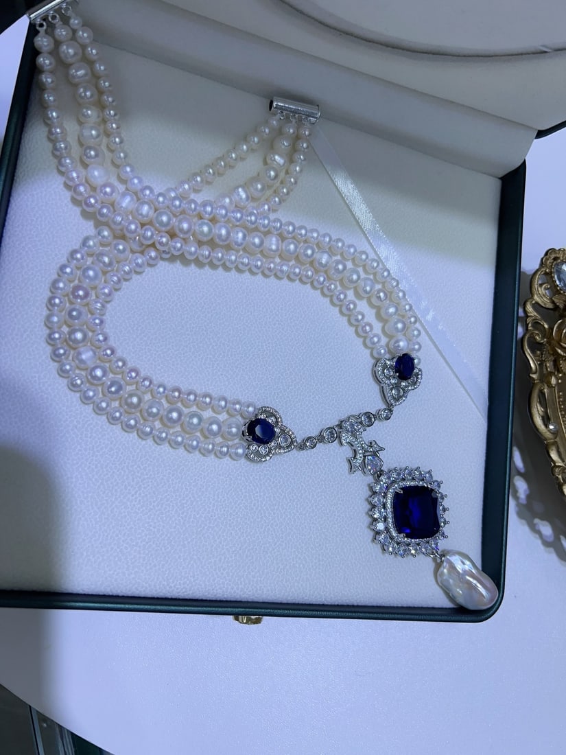Natural Pearl Necklace - 3