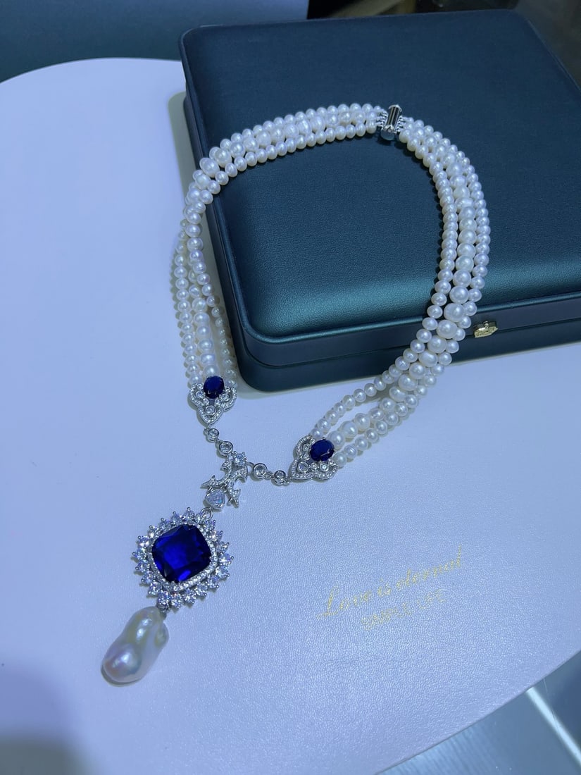 Natural Pearl Necklace - 5