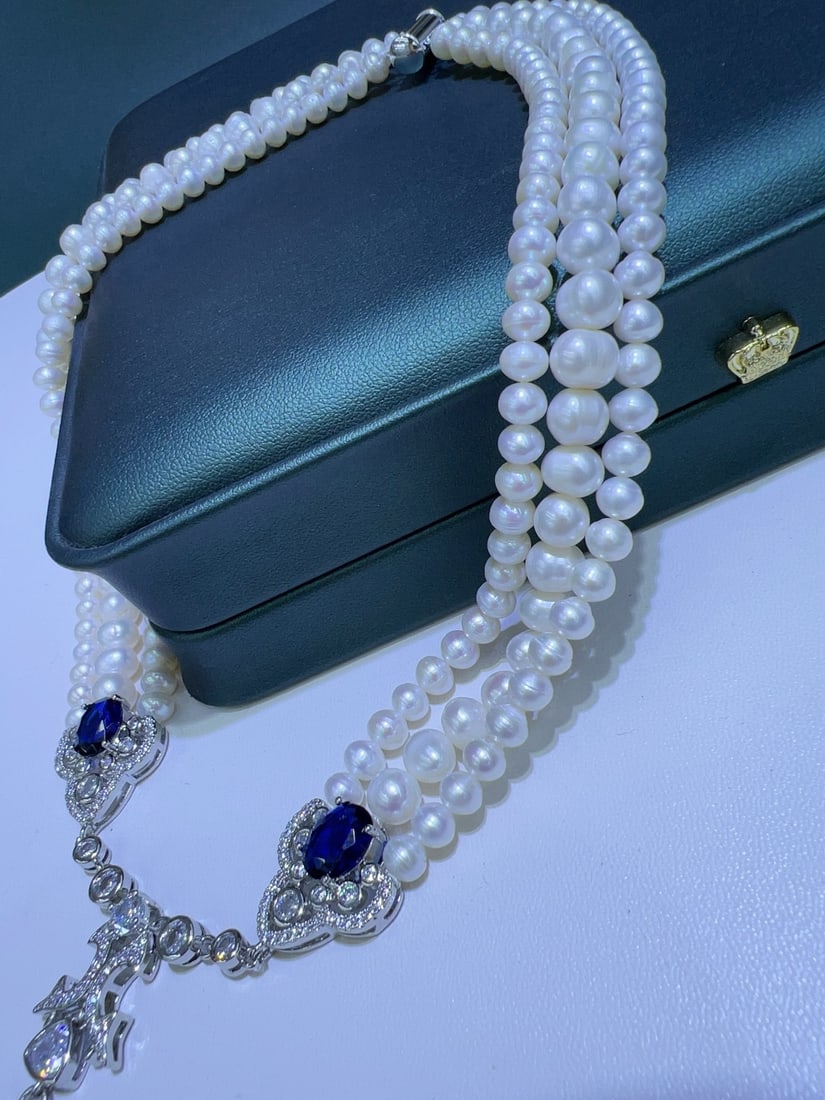 Natural Pearl Necklace - 6