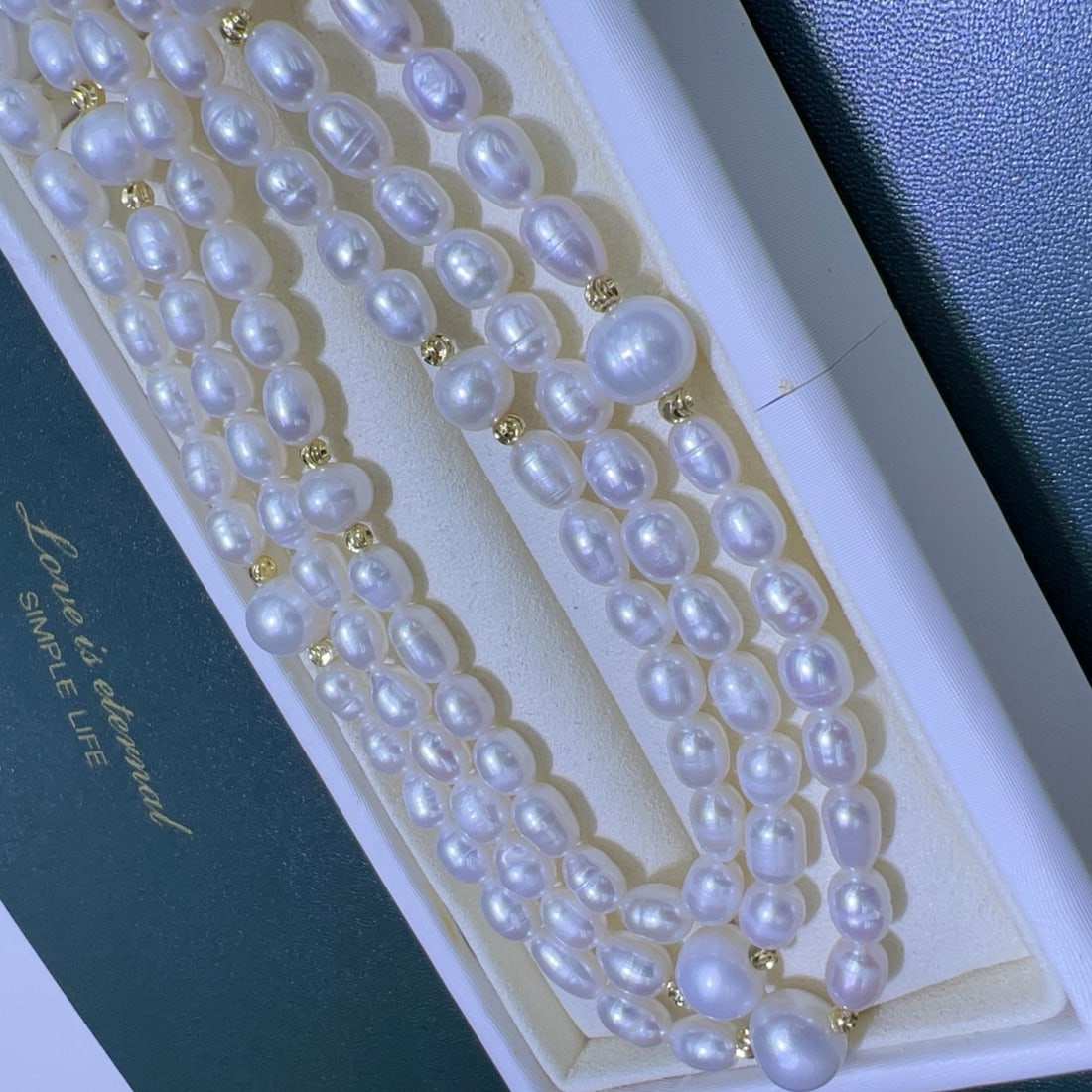 Natural Pearl Necklace - 4