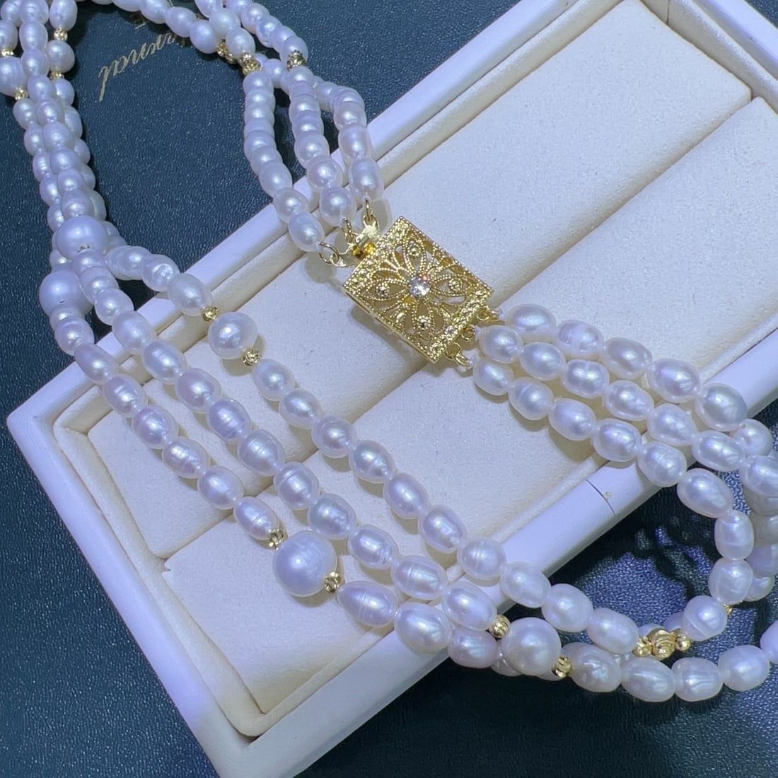 Natural Pearl Necklace - 5