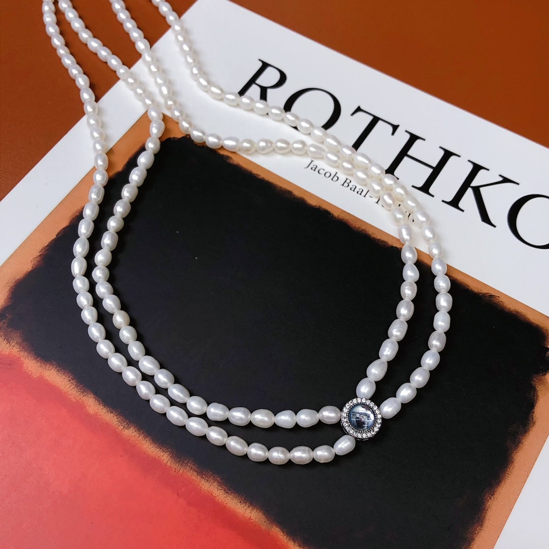 Natural Pearl Necklace - 2