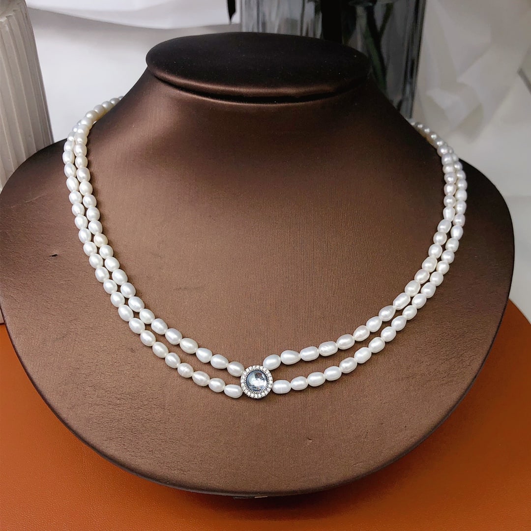 Natural Pearl Necklace - 4