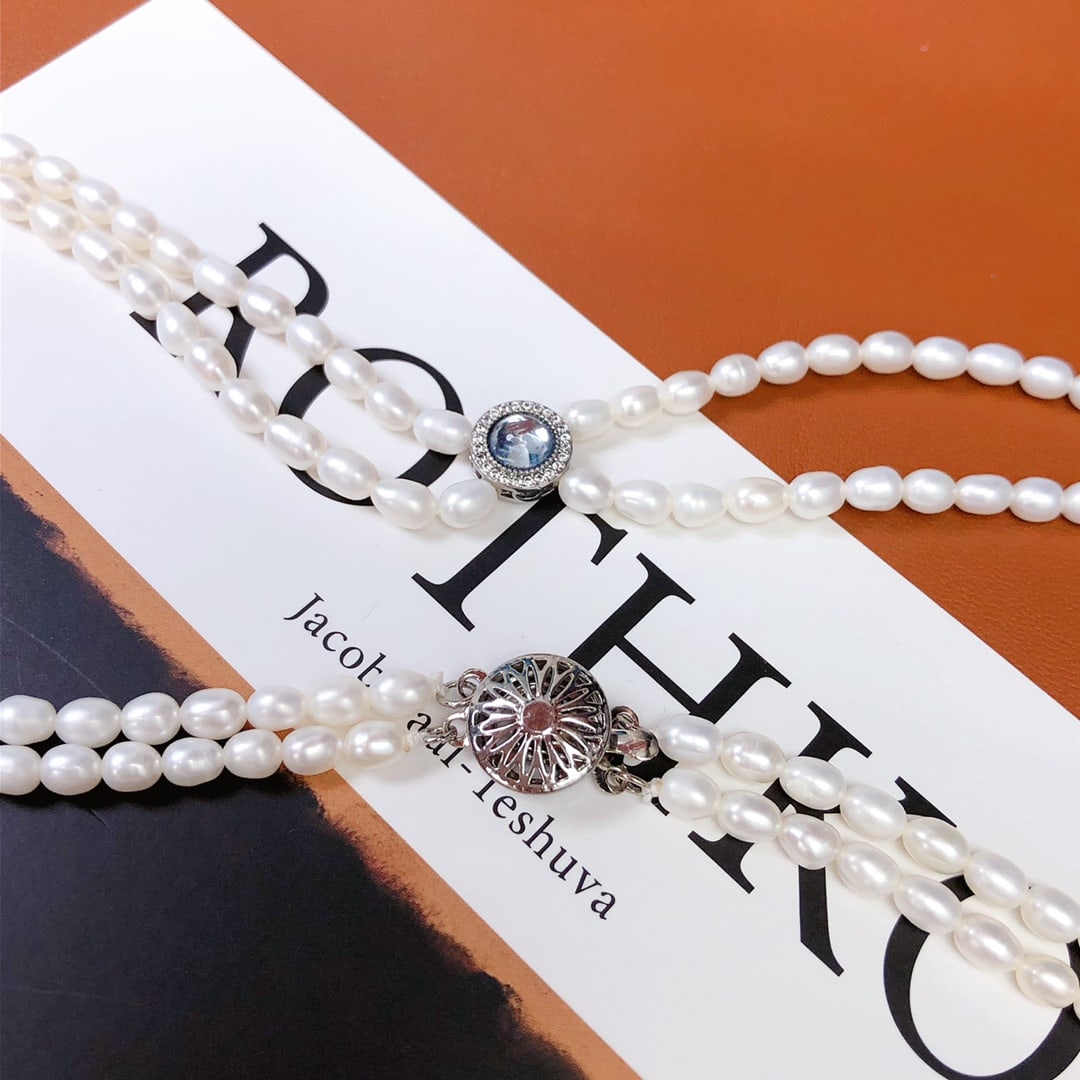 Natural Pearl Necklace - 5