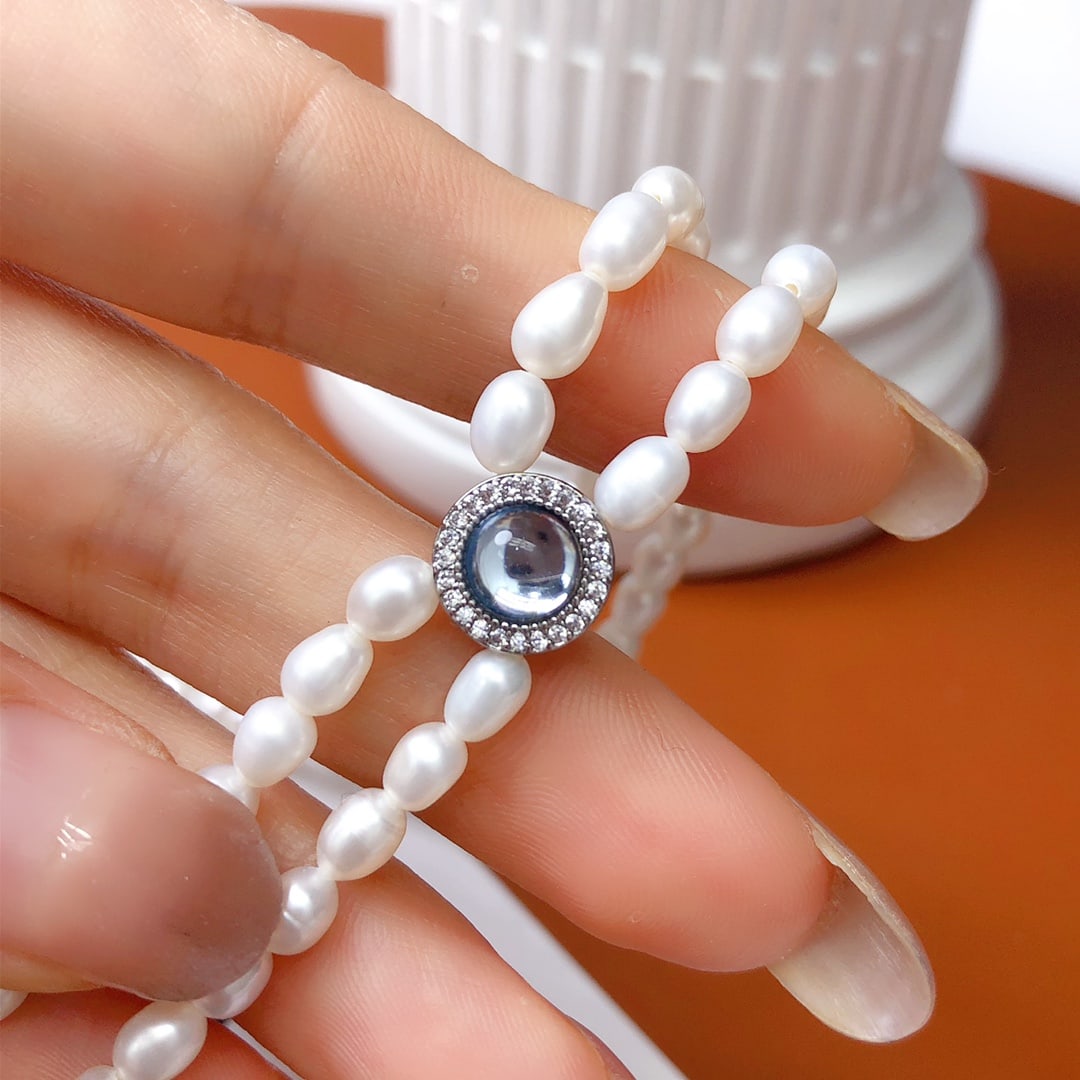 Natural Pearl Necklace - 6