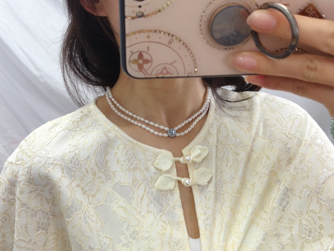 Natural Pearl Necklace - 7