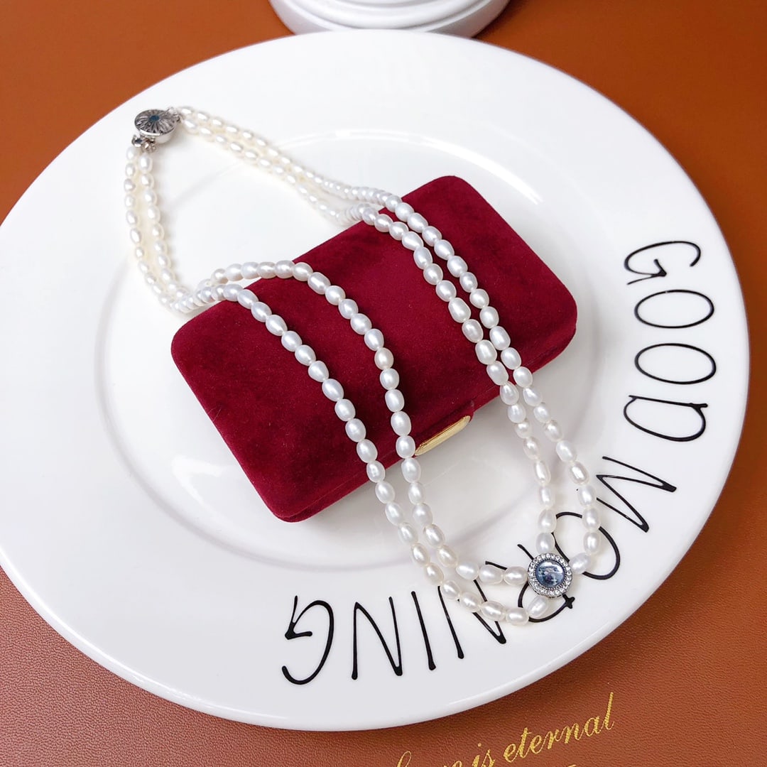 Natural Pearl Necklace - 9