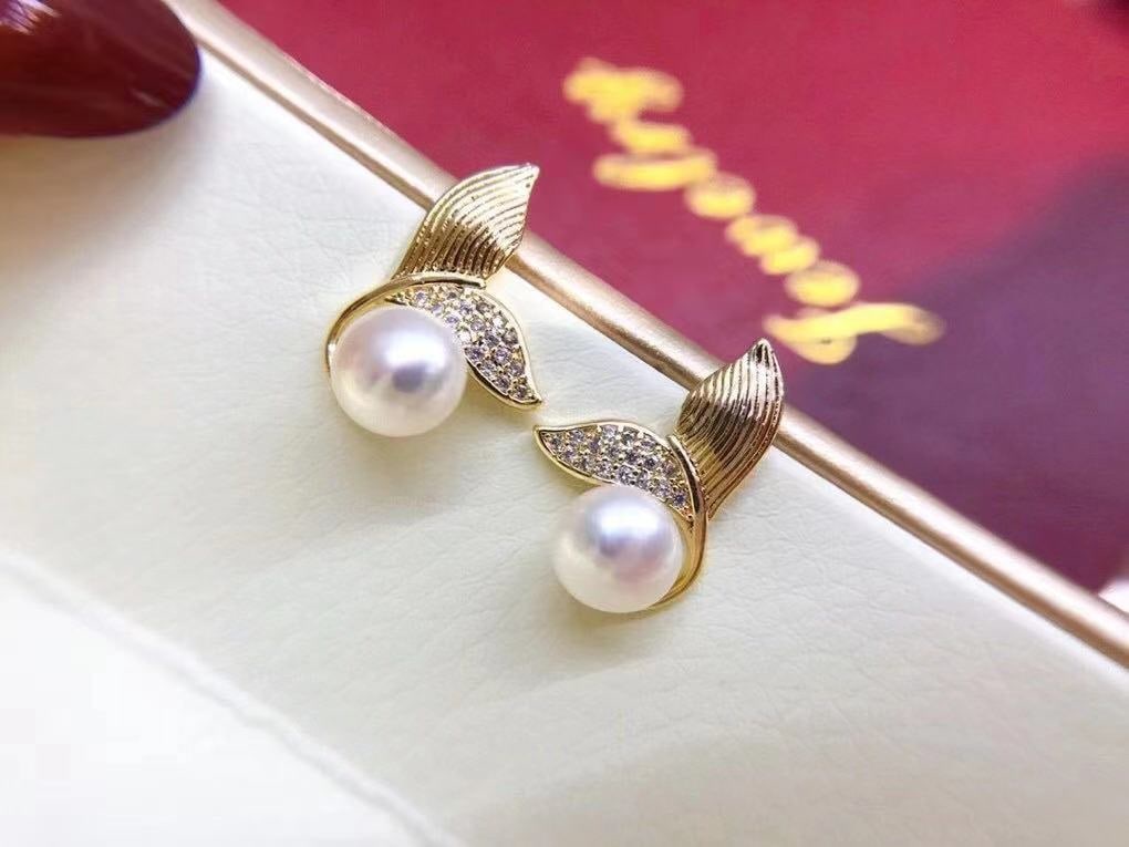 Natural Pearl Earrings - 4