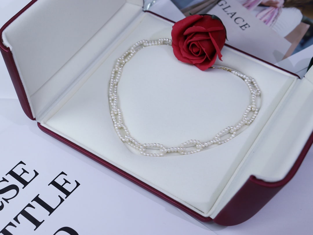 Natural Freshwater Pearl Necklace - 3