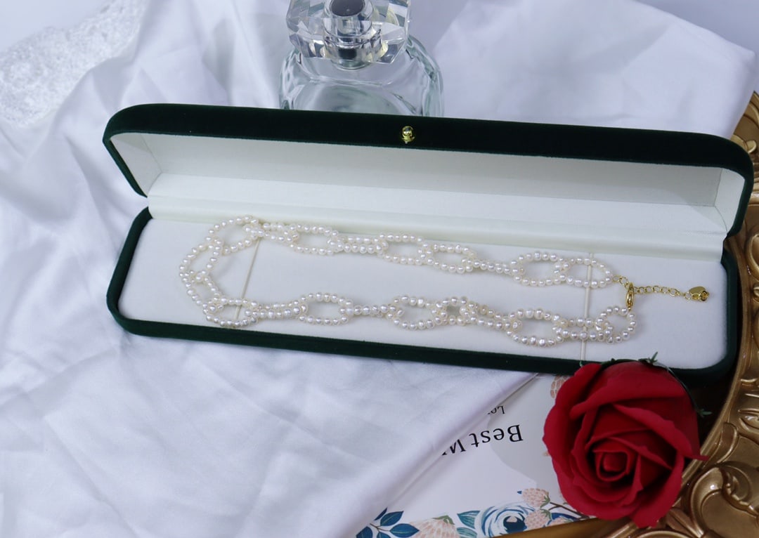 Natural Freshwater Pearl Necklace - 5