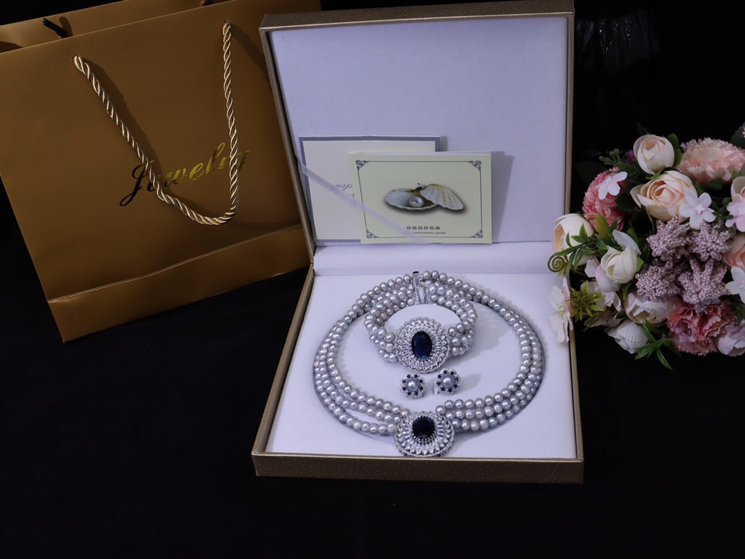 Natural Pearl Layered Set - 2