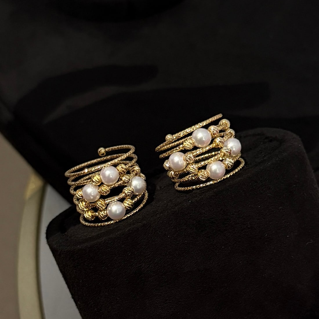 Natural Pearl Multi-Layer Ring - 3