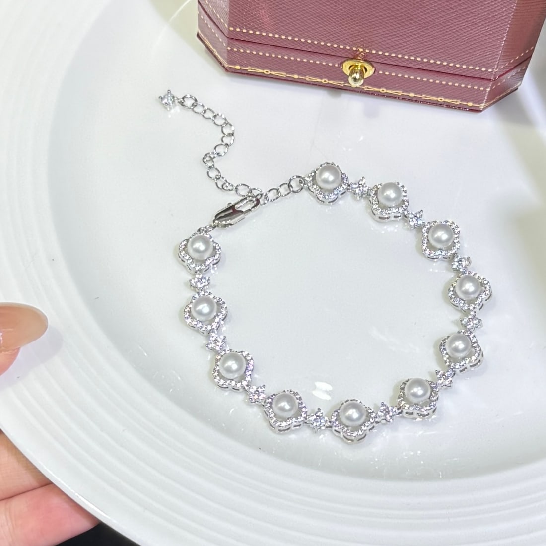 Natural Freshwater Pearl Bracelet - 2