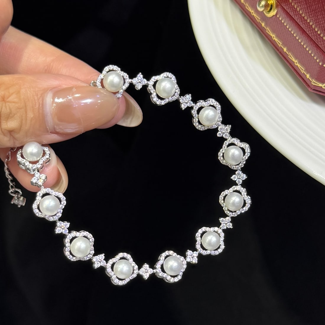 Natural Freshwater Pearl Bracelet - 5