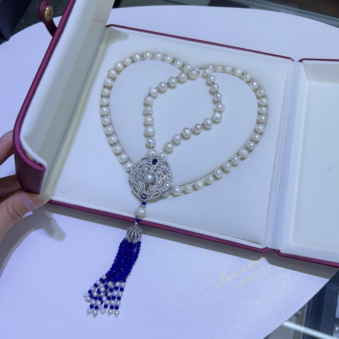18K Gold-Plated Natural Freshwater Pearl Necklace - 6