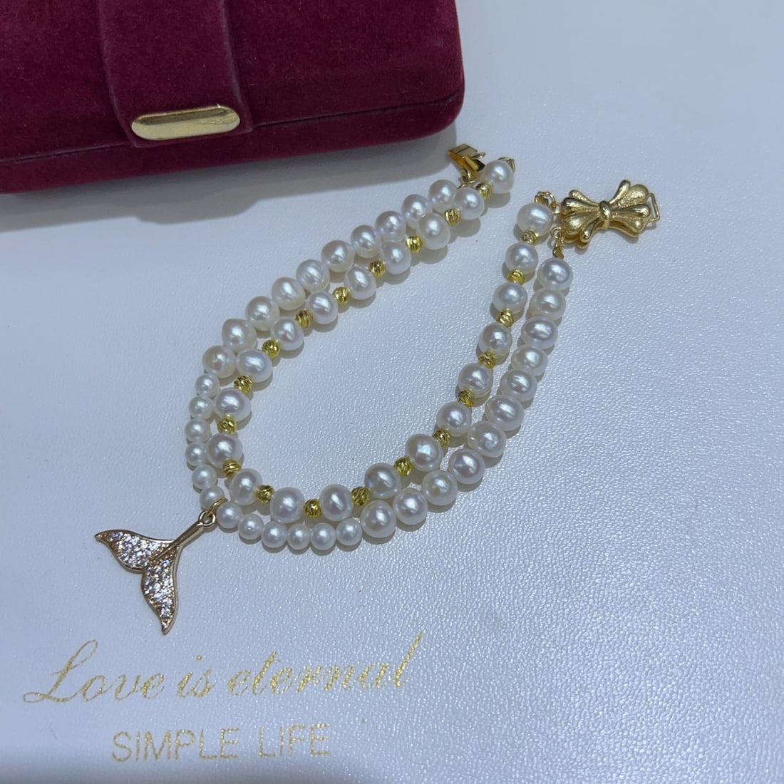 Natural Freshwater Pearl Bracelet - 4