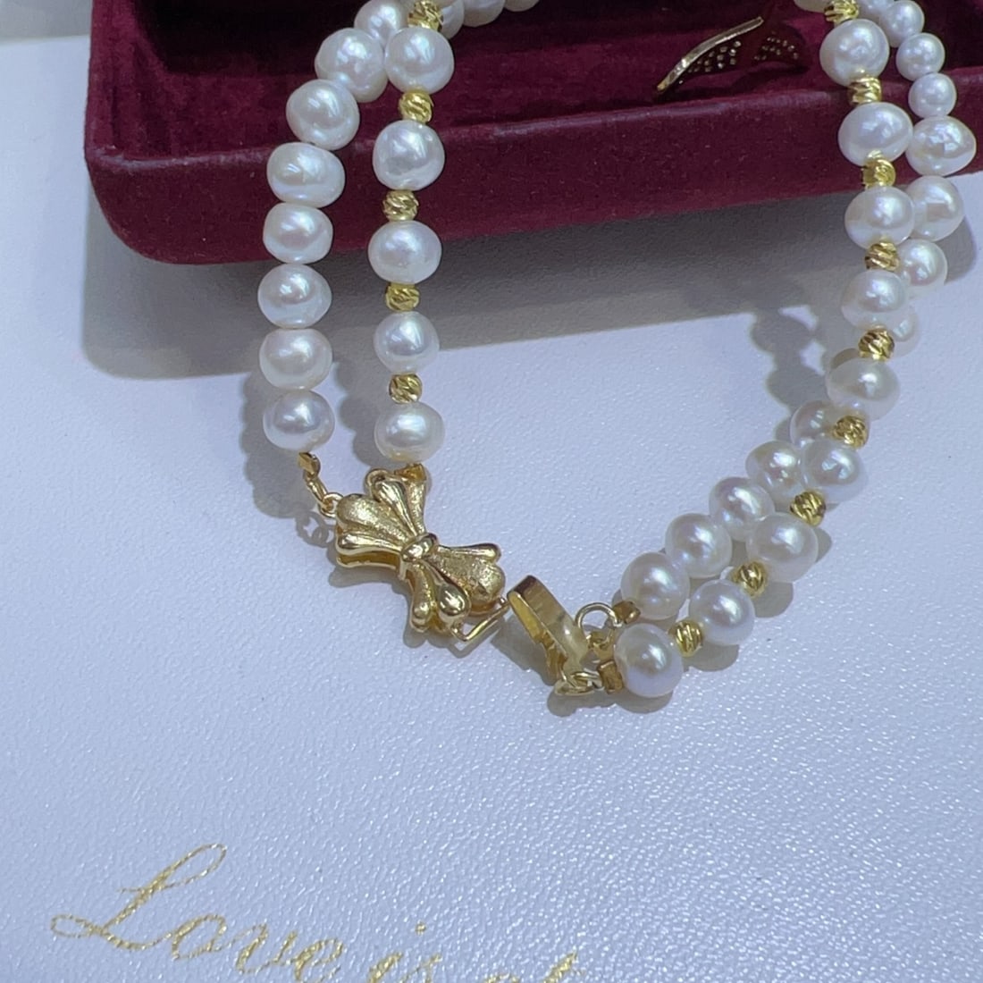 Natural Freshwater Pearl Bracelet - 5