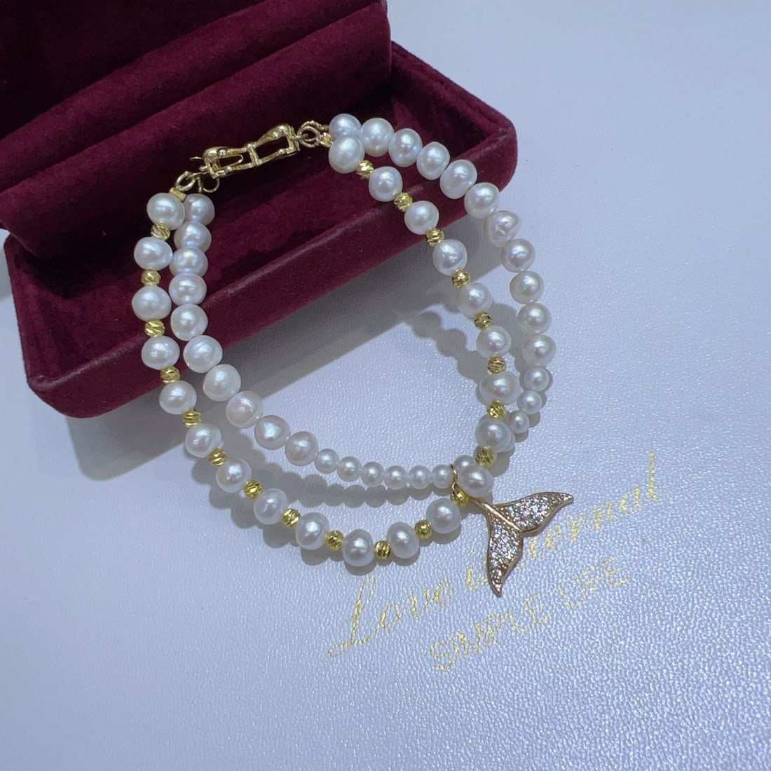 Natural Freshwater Pearl Bracelet - 6