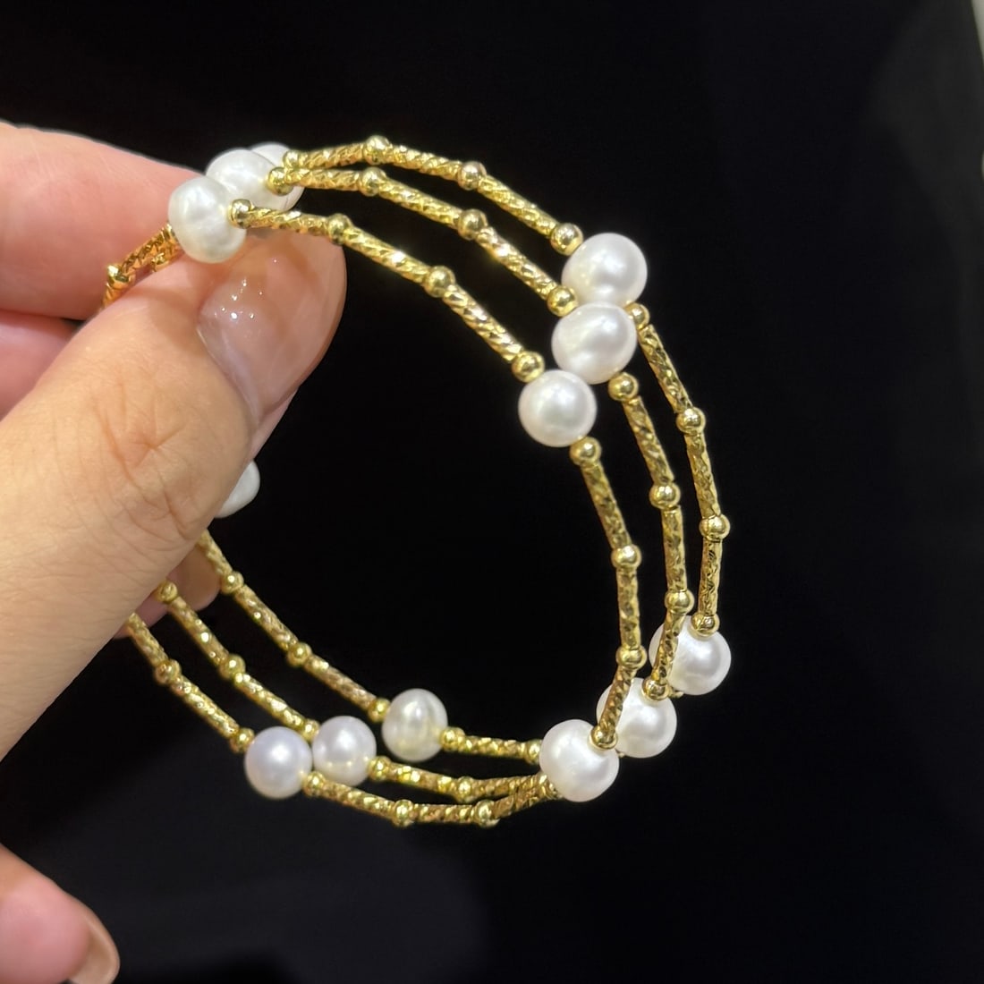 Natural Freshwater Pearl Bracelet - 2