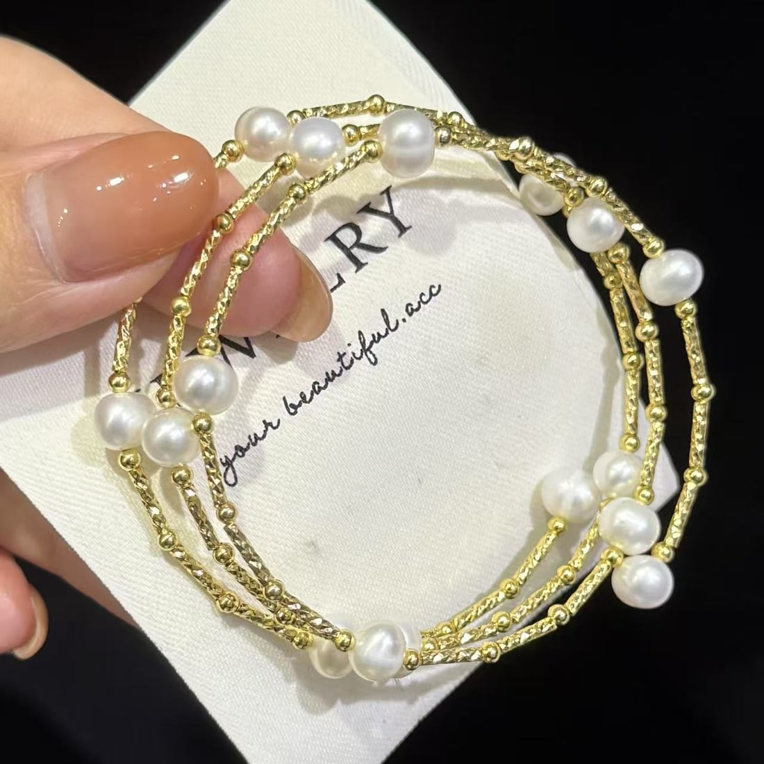 Natural Freshwater Pearl Bracelet - 3