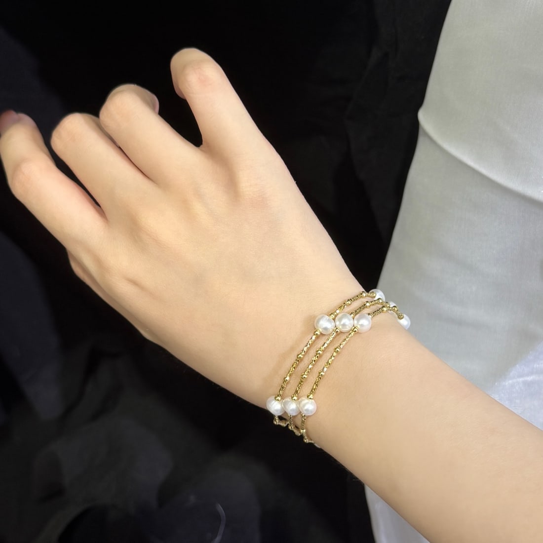 Natural Freshwater Pearl Bracelet - 5