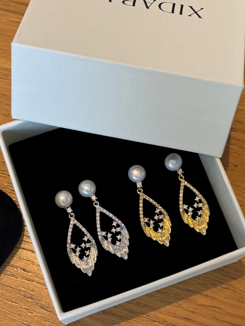 Natural Pearl Earrings - 2